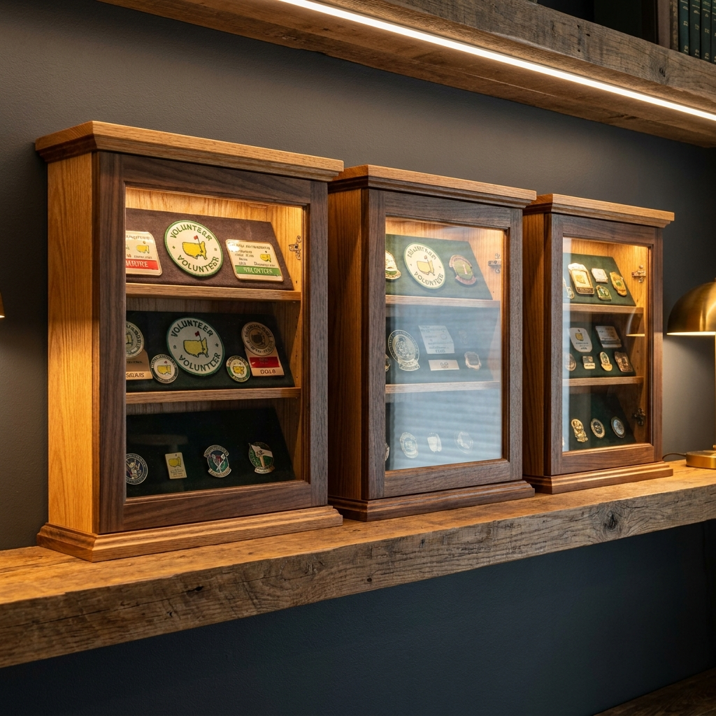 Best selling golf volunteer display cases