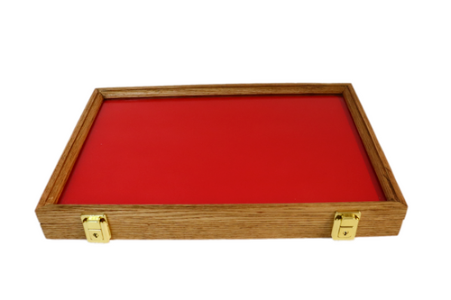 18x12 Oak Display Case - The Volunteer Legacy